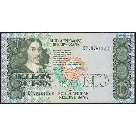 Afrique du Sud - Pick 120d - 10 rand - Série EP C - 1985 - Etat : TTB+