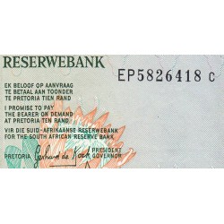 Afrique du Sud - Pick 120d - 10 rand - Série EP C - 1985 - Etat : TTB+