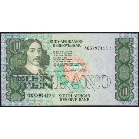 Afrique du Sud - Pick 120e - 10 rand - Série AQ C - 1990 - Etat : pr.NEUF
