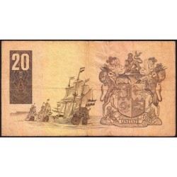 Afrique du Sud - Pick 121e - 20 rand - Série AT D - 1990 - Etat : TB-