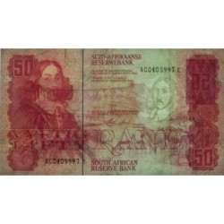 Afrique du Sud - Pick 122b - 50 rand - Série AC E - 1990 - Etat : TTB-