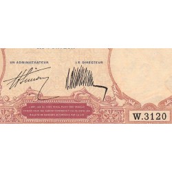 Indochine Française - Pick 48b - 1 piastre - Série W.3120 (remplacement) - 1927 - Etat : SPL