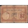 Indochine Française - Pick 48b - 1 piastre - Série G.4648 - 1927 - Etat : AB