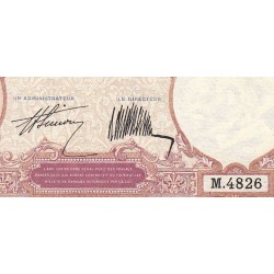 Indochine Française - Pick 48b - 1 piastre - Série M.4826 - 1927 - Etat : SPL