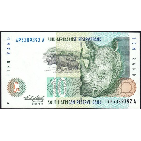 Afrique du Sud - Pick 123a - 10 rand - Série AP A - 1993 - Etat : NEUF