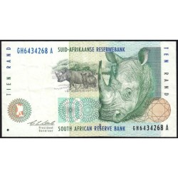 Afrique du Sud - Pick 123a - 10 rand - Série GH A - 1993 - Etat : TTB