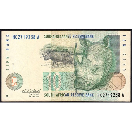 Afrique du Sud - Pick 123a - 10 rand - Série HC A - 1993 - Etat : TB+