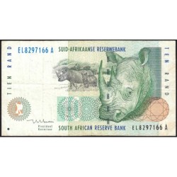 Afrique du Sud - Pick 123b - 10 rand - Série EL A - 1999 - Etat : TB