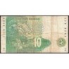 Afrique du Sud - Pick 123b - 10 rand - Série FH A - 1999 - Etat : B