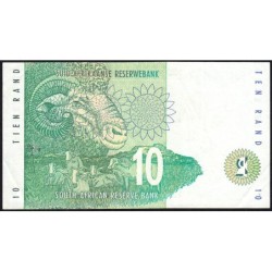 Afrique du Sud - Pick 123b - 10 rand - Série GD A - 1999 - Etat : TTB