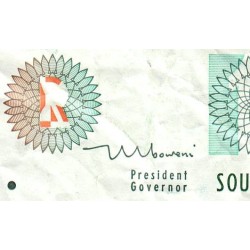 Afrique du Sud - Pick 123b - 10 rand - Série GG A - 1999 - Etat : B+