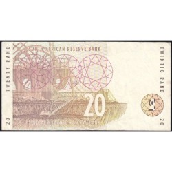 Afrique du Sud - Pick 124b - 20 rand - Série BD B - 1999 - Etat : TTB-