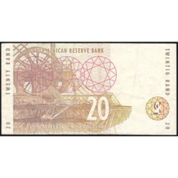 Afrique du Sud - Pick 124b - 20 rand - Série FS B - 1999 - Etat : TTB-