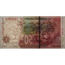 Afrique du Sud - Pick 125c - 50 rand - Série BL C - 1999 - Etat : NEUF