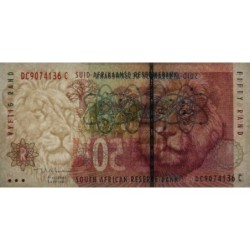 Afrique du Sud - Pick 125c - 50 rand - Série DC C - 1999 - Etat : TTB