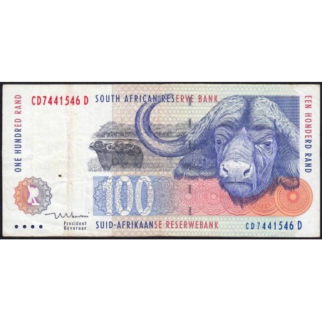 Afrique du Sud - Pick 126b - 100 rand - Série CD D - 1999 - Etat : TB+