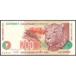 Afrique du Sud - Pick 127b - 200 rand - Série AC E - 1999 - Etat : NEUF