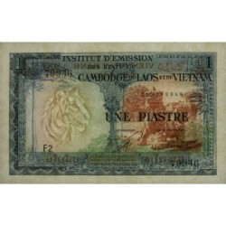 Indochine Française - Vietnam - Pick 105 - 1 piastre - Série F2 - 1954 - Etat : NEUF