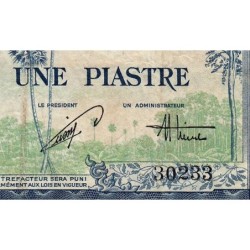 Indochine Française - Vietnam - Pick 105 - 1 piastre - Série W15 - 1954 - Etat : TB