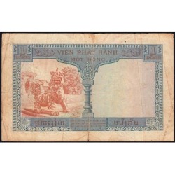 Indochine Française - Vietnam - Pick 105 - 1 piastre - Série H16 - 1954 - Etat : TB-