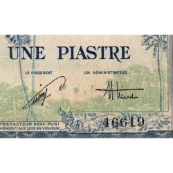 Indochine Française - Vietnam - Pick 105 - 1 piastre - Série H16 - 1954 - Etat : TB-