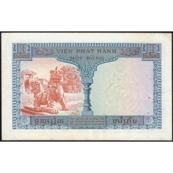 Indochine Française - Vietnam - Pick 105 - 1 piastre - Série E18 - 1954 - Etat : TTB+