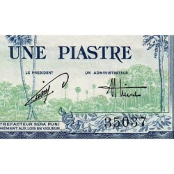 Indochine Française - Vietnam - Pick 105 - 1 piastre - Série F18 - 1954 - Etat : TTB+