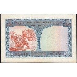 Indochine Française - Vietnam - Pick 105 - 1 piastre - Série L19 - 1954 - Etat : TTB+