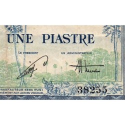 Indochine Française - Vietnam - Pick 105 - 1 piastre - Série Z19 - 1954 - Etat : TB