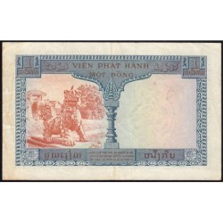 Indochine Française - Vietnam - Pick 105 - 1 piastre - Série E22 - 1954 - Etat : TB+