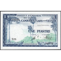 Indochine Française - Vietnam - Pick 105 - 1 piastre - Série S25 - 1954 - Etat : NEUF