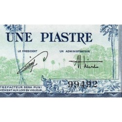 Indochine Française - Vietnam - Pick 105 - 1 piastre - Série O31 - 1954 - Etat : SPL