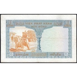Indochine Française - Vietnam - Pick 105 - 1 piastre - Série Z32 - 1954 - Etat : TB