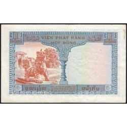 Indochine Française - Vietnam - Pick 105 - 1 piastre - Série Y33 - 1954 - Etat : TB+