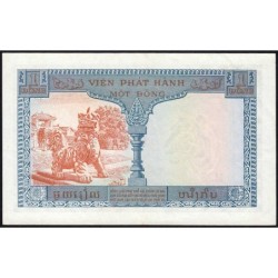 Indochine Française - Vietnam - Pick 105 - 1 piastre - Série M35 - 1954 - Etat : TTB+
