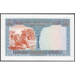 Indochine Française - Vietnam - Pick 105 - 1 piastre - Série B36 - 1954 - Etat : SUP