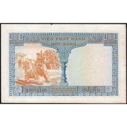 Indochine Française - Vietnam - Pick 105 - 1 piastre - Série O37 - 1954 - Etat : TTB+
