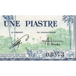 Indochine Française - Vietnam - Pick 105 - 1 piastre - Série O37 - 1954 - Etat : TTB+