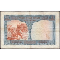 Indochine Française - Vietnam - Pick 105 - 1 piastre - Série H38 - 1954 - Etat : TB+