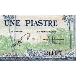 Indochine Française - Vietnam - Pick 105 - 1 piastre - Série H38 - 1954 - Etat : TB+