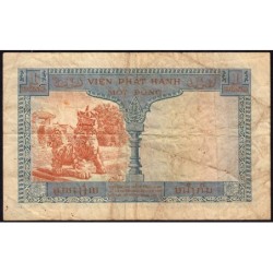 Indochine Française - Vietnam - Pick 105 - 1 piastre - Série P41 - 1954 - Etat : B