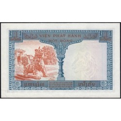 Indochine Française - Vietnam - Pick 105 - 1 piastre - Série R44 - 1954 - Etat : SPL