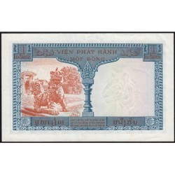 Indochine Française - Vietnam - Pick 105 - 1 piastre - Série R44 - 1954 - Etat : SUP+