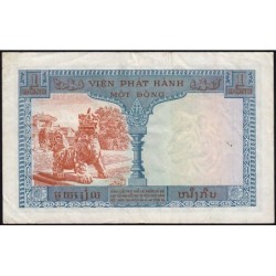 Indochine Française - Vietnam - Pick 105 - 1 piastre - Série L45 - 1954 - Etat : TTB-