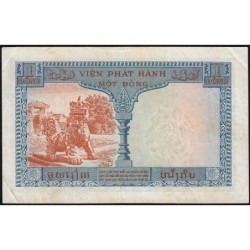 Indochine Française - Vietnam - Pick 105 - 1 piastre - Série C51 - 1954 - Etat : TB+