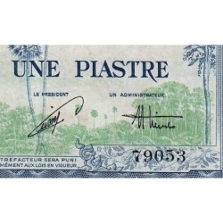 Indochine Française - Vietnam - Pick 105 - 1 piastre - Série C51 - 1954 - Etat : TB+