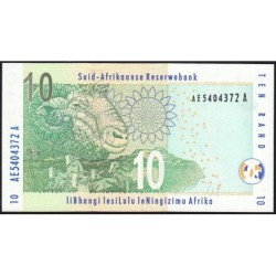 Afrique du Sud - Pick 128a - 10 rand - Série AE A - 2005 - Etat : pr.NEUF