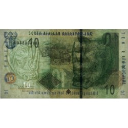 Afrique du Sud - Pick 128a - 10 rand - Série AN A - 2005 - Etat : TTB