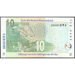 Afrique du Sud - Pick 128a - 10 rand - Série AR A - 2005 - Etat : TTB+