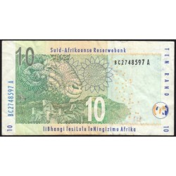 Afrique du Sud - Pick 128a - 10 rand - Série BC A - 2005 - Etat : TB+
